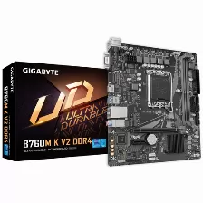 Tarjeta Madre Gigabyte B760m K V2 Ddr4, Lga 1700, M-atx, 2xram Ddr4 Dimm